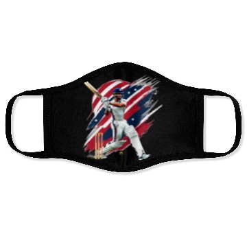 Discover US CRICKET LOVE Face Masks