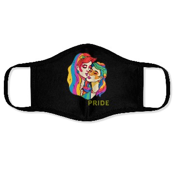 Discover More Pride Less Prejudice LGBT Pride Month Face Masks