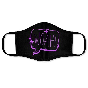 Discover woah surprise Face Masks