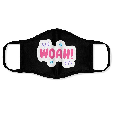 Discover woah surprise Face Masks