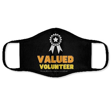Discover Volunteer Appreciation Ribbon Face Masks