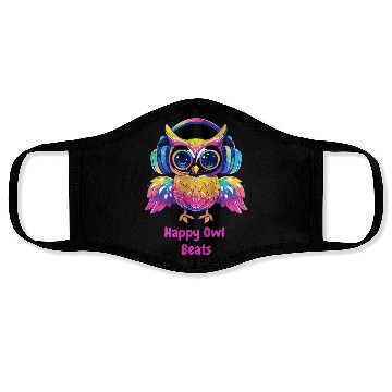 Discover Happy Owl Beats Face Masks
