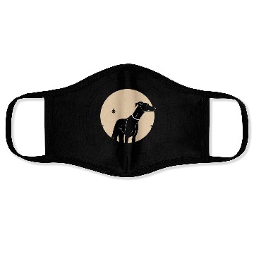 Discover Greyhound Tarot Card Greyhound Celestial Dog Face Masks