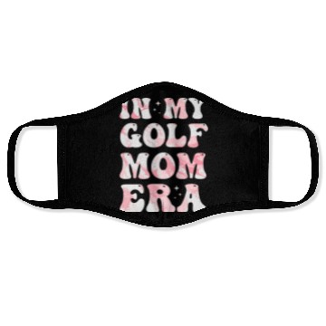 Discover In My Golf Mom Era Colorful Golf Mom Face Masks