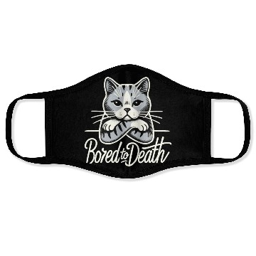 Discover Gothic Emo Cat Design For Cat Lovers And Face Masks