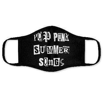 Discover Pop Punk Summer Song Face Masks