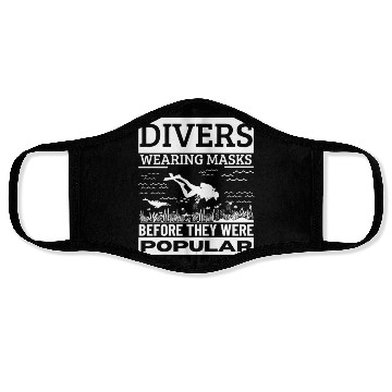 Discover Scuba Diving Mask Pun Funny Scuba Diver Face Masks