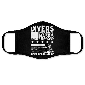 Discover Scuba Diving Mask Pun Funny Scuba Diver Face Masks