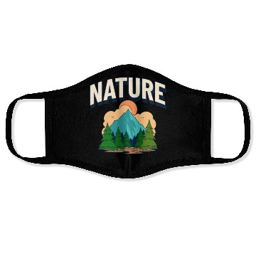 Discover Nature Nerd Face Masks
