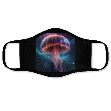 Discover Cosmic Jellyfish Dance Face Masks