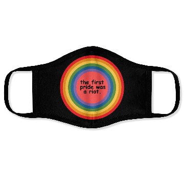 Discover The first pride was a riot Face Masks