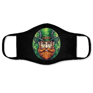 Discover St. Patrick's Day Shamrock St Paddy's Day Leprecha Face Masks