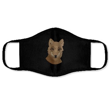 Discover cute fox wilderness nature outdoor Face Masks