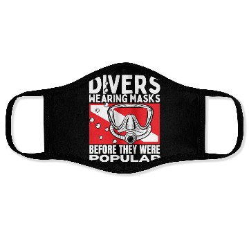 Discover Scuba Diving Mask Pun Funny Scuba Diver Face Masks