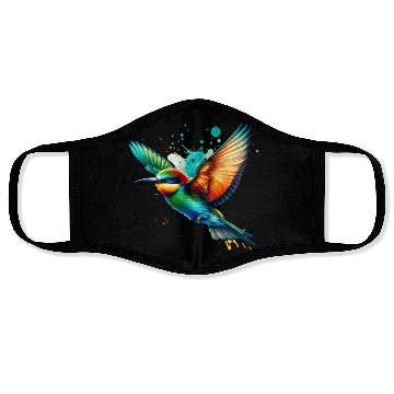 Discover Bee-eater in Flight Face Masks