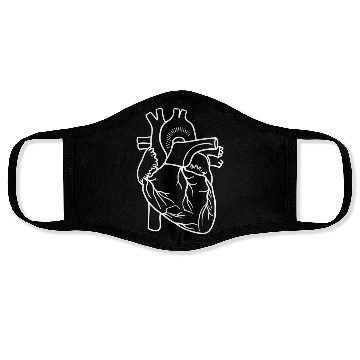 Discover CVICU Cardiac Nurse Cardiology Heart Anatomy ICU Face Masks