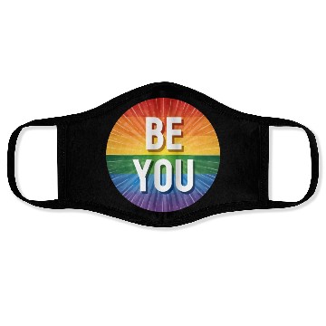 Discover LGBTQ Be You Face Masks