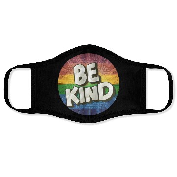 Discover LGBTQ Be Kind Face Masks