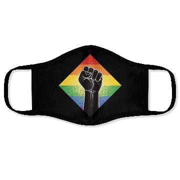 Discover LGBTQ Rights Fist Face Masks