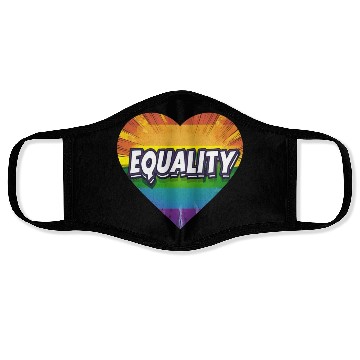 Discover LGBTQ Equality Face Masks