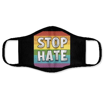 Discover LGBTQ Stop Hate Face Masks