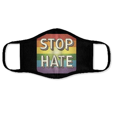 Discover LGBTQ Stop Hate Face Masks