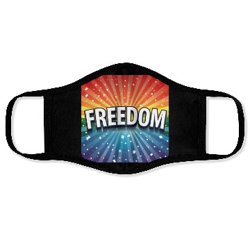 Discover LGBTQ Freedom Face Masks