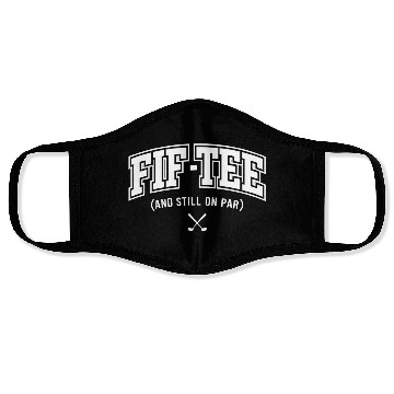 Discover Funny Fif-Face Masks Golf Birthday