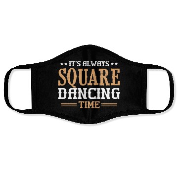 Discover Western Square Dancing Design for a Square Dancer Face Masks