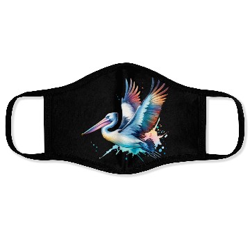 Discover Pelican in Flight Face Masks