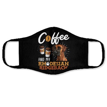 Discover Rhodesian Ridgeback and Coffee Ridgeback Face Masks