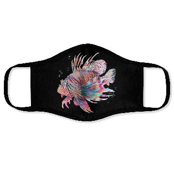 Discover Neon Lion Fish Face Masks