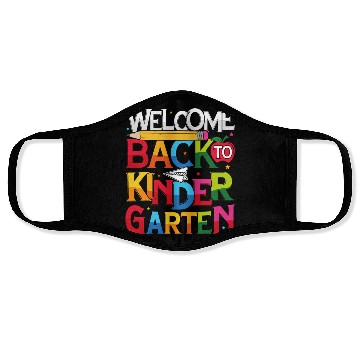 Discover Welcome Back To Kindergarten Face Masks Funny Teachers