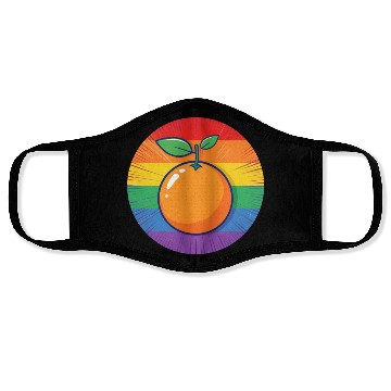 Discover LGBTQ Orange Face Masks
