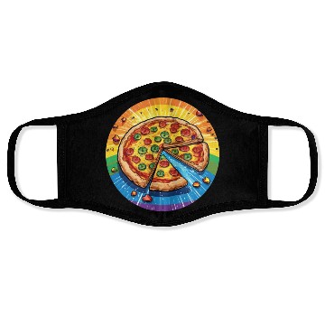Discover LGBTQ Pizza Face Masks