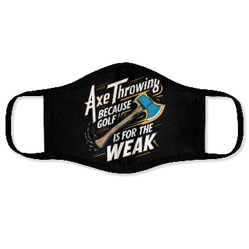 Discover Axe Throwing Enthusiasts Championship Precision Face Masks