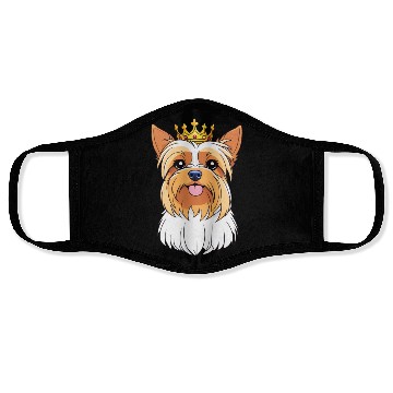 Discover "The crowned ones" - Yorkshire Terrier Face Masks