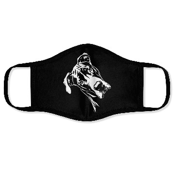 Discover Great Dane Face Great Dane Line Art Head Gifts Face Masks