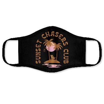 Discover Sunset Chasers Club Face Masks