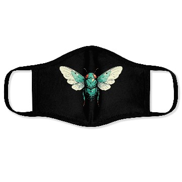 Discover Cicada Insect Animal Lover Funny Design Face Masks