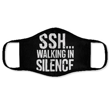 Discover Ssh Walking In Silence Trend Silent Walking Face Masks