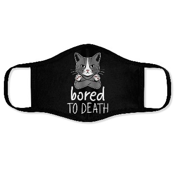 Discover Gothic Emo Cat Design For Cat Lovers And Face Masks