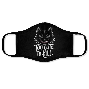 Discover Gothic Emo Cat Design For Cat Lovers And Face Masks