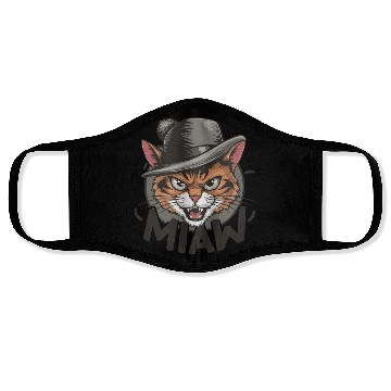 Discover Miaw! Cat in a Hat Face Masks