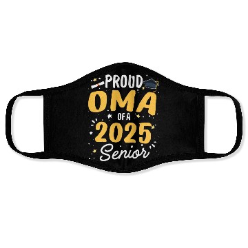Discover 2025 Senior Graduation Class Premium Face Masks