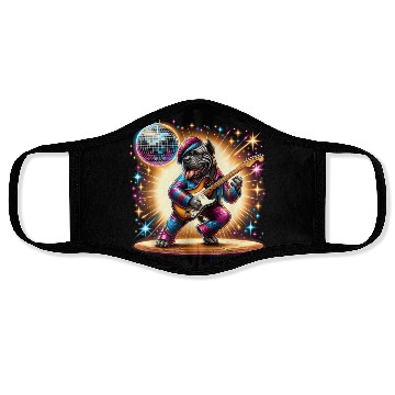 Discover Disco Cane Corso dog Face Masks