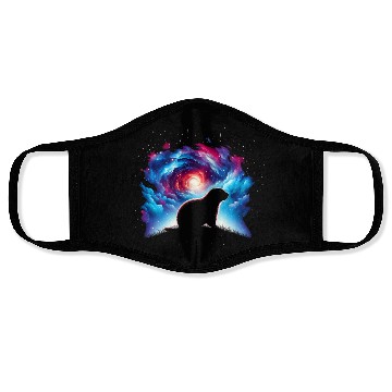Discover Cool Prairie Galaxy Space Art Face Masks