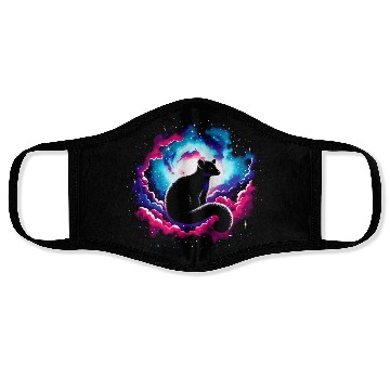 Discover Cool Platypus Galaxy Space Art Face Masks