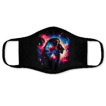 Discover Cool Galaxy Graphic Space Art Face Masks