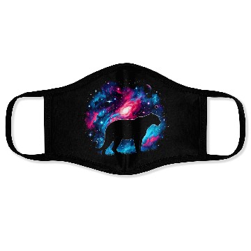 Discover Cool Galaxy Graphic Space Art Face Masks